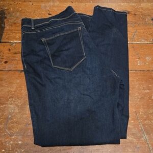 Plus Size Jordache Blue Wash Slim Fit Stretchy Jeans